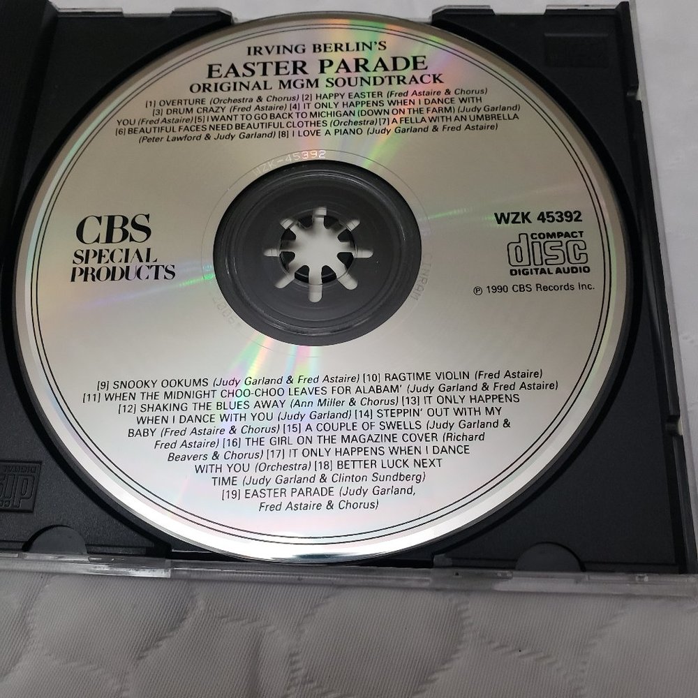 Easter Parade [Original MGM Soundtrack] Judy Garland / Fred Astaire (CD, 1990) - Picture 5 of 5